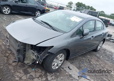 2012 Honda Civic Lx z USA, uszkodzony, nr VIN 19XFB2F53CE071529